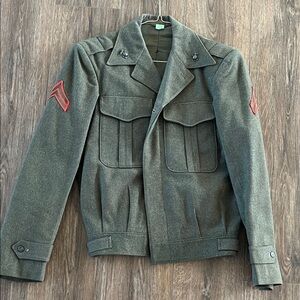 Men's Green Military Jacket